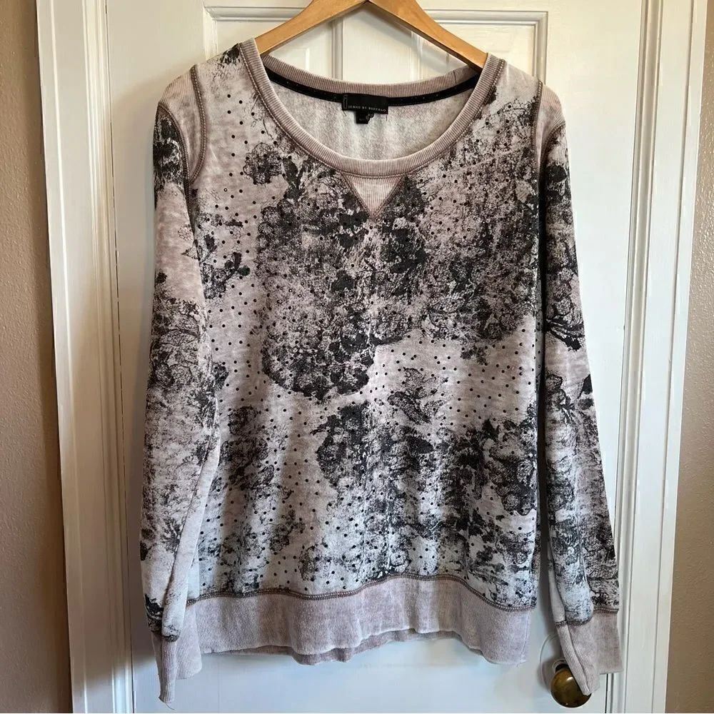 I Jeans by Buffalo Patterned bedazzled sweater